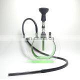 HQP-SY03 HongQiang Wholesale Acrylic Round Shape Hookah Gift Set With LED Light thumbnail-5