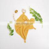 Wood Teething Muslin Organic Comforter Blanket Pacifier Chain 3 Pcs Set thumbnail-2