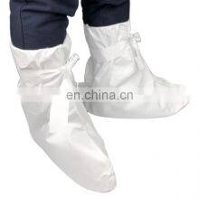 Disposable Type 6 Microporous Waterproof Boot Cover With Ties PP+PE