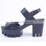 Cheap Wholesale New Style Ladies High Heel Anti-slip Fancy Buckle up Slingback Sandals thumbnail-4
