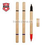 Two Side Ballpoint Pen Wooden Color Pen Written Kraft Pen Kids Drawing Pen thumbnail-1