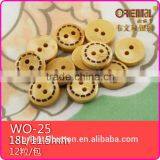 18L Sewing Holes Raw Wooden Shirts Button thumbnail-1