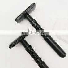 Wholesale Custom Cooper Brass Handle Classic Safety Shaving Foldable Razor for Men and Women thumbnail-5