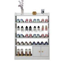 Modern Design Living Room Furniture White Wooden Shoe Cabinet Furniture Storage Shoe Racks thumbnail-1