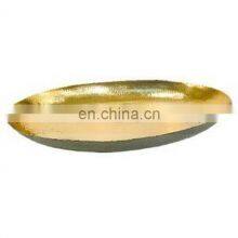 Black & Golden Iron Metal Fancy Tray thumbnail-1