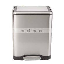 High Quality Thick Material 30 Liters Classify Trash Can Soft Closed Anti-fingerprinting Pedal Bin Kitchen Use Rubbish Pedal Bin thumbnail-2