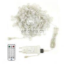 Outdoor Waterproof IP44 Christmas Fairy Bubble Ball String Lights Music Remote Control Garden String Bubble Light For Home thumbnail-5