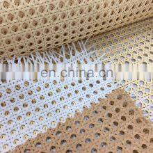 Factory High Quality Mesh Rattan Cane Webbing Roll Woven Synthetic Cane Bleashed Rattan Webbing thumbnail-4