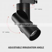 Hot Selling Black Home Magnetic Rail Spotlights Shop Studio Indoor COB 12Watt Led Track Light thumbnail-3