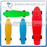 MINI QUTE Outdoor Fun & Sports 4 color 22.5" plastic funny kids boys children gift skateboard educational toy NO.WME05008A/C/H/D