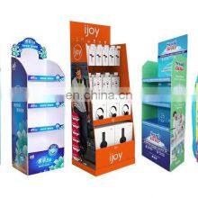 Supermarket Promotional Corrugated Cardboard Displayed Stand Rack Supermarket Counter Floorboard Carton Paper Advertising Stand thumbnail-3