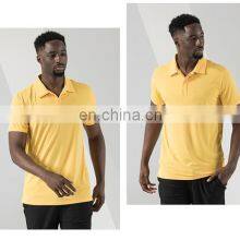 Wholesale New Style Men's Casual Gym Fitness Polo Shirt Ice Silk Quick Dry Workout Sports Active Running Short Sleeve T-Shirt thumbnail-3