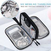 Travel Portable Waterproof Double Layers All-in-One Storage Bag For Cord, Charger, Phone, Earphone thumbnail-5