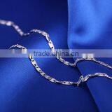 2015 Simple Design Fashion Jewelry Rhodium Plated Cheap Chain Necklace thumbnail-6