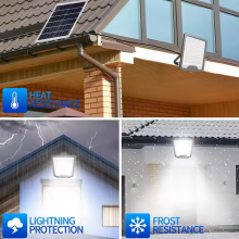 IP65 Outdoor Waterproof Security 100w 200w 300w 400w 500w LED Solar Powered Flood Light thumbnail-5