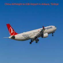 China Airfreight to ESB Airport in Ankara, Turkey