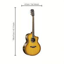 Otis 41inch Popular Solid Wood Acoustic Guitar FJ-28N thumbnail-2