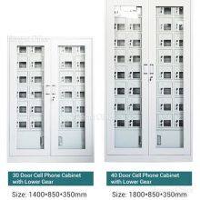Commercial Phone Charging Station With Ventilation System - Secure Mobile Device Locker for Public Places Banks thumbnail-5