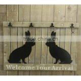 Novelty Wall Art Decor Rural Wall Art Decor Natural Wooden Wall Art Decor With Clips thumbnail-2