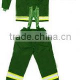 firemen suit for fireghter safety wearing working firefighter suit