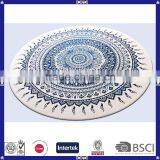 Customized Print Natural Rubber Round Yoga Mat thumbnail-2