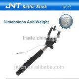 Mobile Wire Selfie Stick With Silicon Handle,selfie Stick With Cable QC15 thumbnail-1
