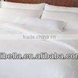100% white cotton hotel fabric with plain