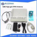 HOT SALE! UHF RFID Reader 8dbi Antenna RS232/RS485/Wiegand Read 3-8M Integrative UHF RFID Reader+2 Rfid Tags