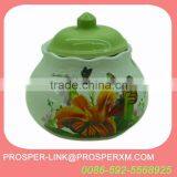 Green Ceramic Cookie Jar