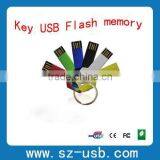 Metal Key USB Flash Drive With Keychain