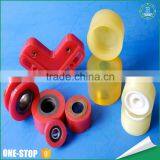 China Low Price High Speed pu Pulley Sheave Rollor v Groove Plastic Pulley Wheel Bearing thumbnail-3