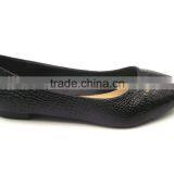 2016 Wholesale Factory Price Special Leather Stone Pattern Women Flat Shoes in Stock thumbnail-2