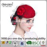 Wool Fascinator Party Hat Women Wholesale Lady Wedding Hat thumbnail-3