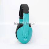 Green Colour Headphone for Both Girls and Boys Summer Style Headset Bright Color FM Radio Micro-SD Card Headphone thumbnail-3
