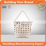 4583-2015 HIGH QUALITY FASHION LADY HANDBAG, BEIGE COLOR HANDBAGS, GENUINE LEATHER HANDBAGS, bolsos FACTORY PRICE