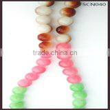 Jinhua Wholesale Latest Style Luxury Agate Cross Pendant Beaded Necklace For Ladies thumbnail-2