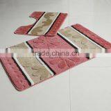 2pcs floor mat Anti-slip with TPR washroom mat with 2pcs