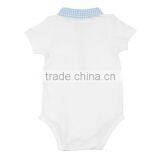 Cute Baby Boys Short Sleeved Polo Bodysuit thumbnail-2
