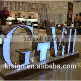 Grade Stainless Steel Luminous Characters / Luxury Brand Shop Door Head / Custom High Brightness Signs thumbnail-6