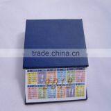 Hot Sale Hard Cover Calendar Memo Cube thumbnail-1