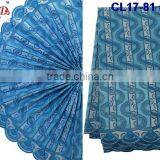 CL17-81 100% Cotton Guipure Swiss Voile Lace Fabric for Women Dress on Sale on Dinner Party thumbnail-2