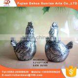 Silver Handcraft Chicken Christmas Decoration thumbnail-4