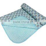 Hand Block Print Cotton Kantha Baby Wrap thumbnail-1