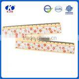 School Supply 15cm Wooden Straight Scale Rulers Ruler With Sticker Wrapper thumbnail-6