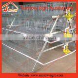 3 Tiers 120 Chicken Hot Galvanized Layer Poultry Battery Cages thumbnail-2