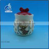 Cheap Ceramic Christmas Butter Dish With Lid thumbnail-2