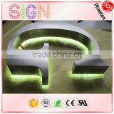 Customized led backlit stainless steel channel letter