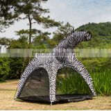 Outdoor zebra shape child play tent kids funny camping tent