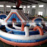 Obstacle Course Sport Challenges 8 Shape Inflatable Slide