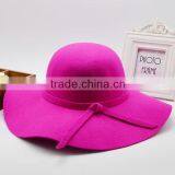 In Stock Cheap Wide Brim Wool Felt Hat Blank Wholesale thumbnail-5